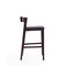 Manhattan Comfort Klismos Counter Stool in Black and Dark Walnut CS007-BK - alternate 5